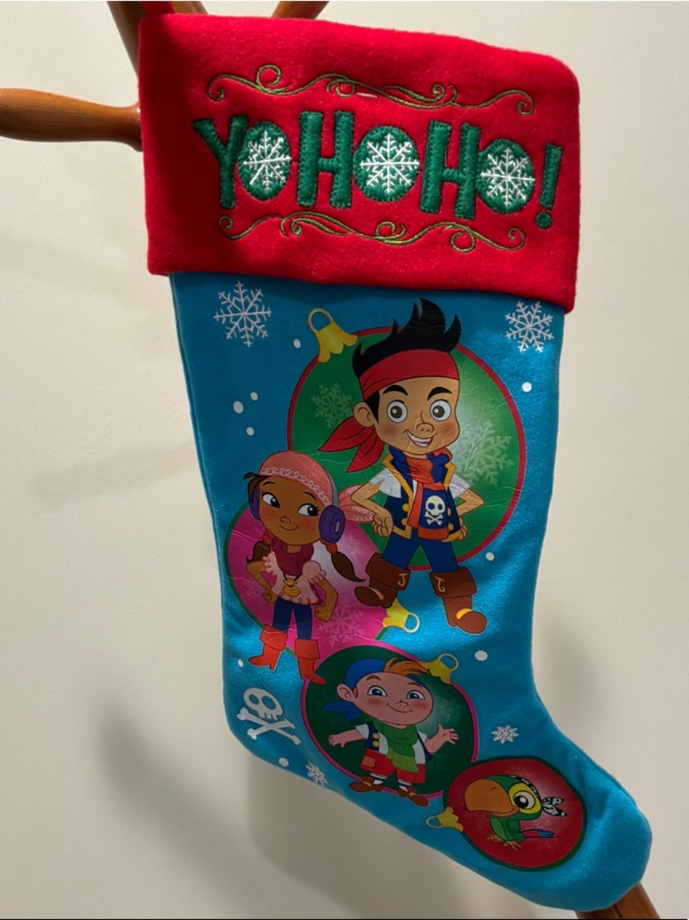 YoHoHo! Disney Jake and the Neverland Pirates Christmas kid stocking